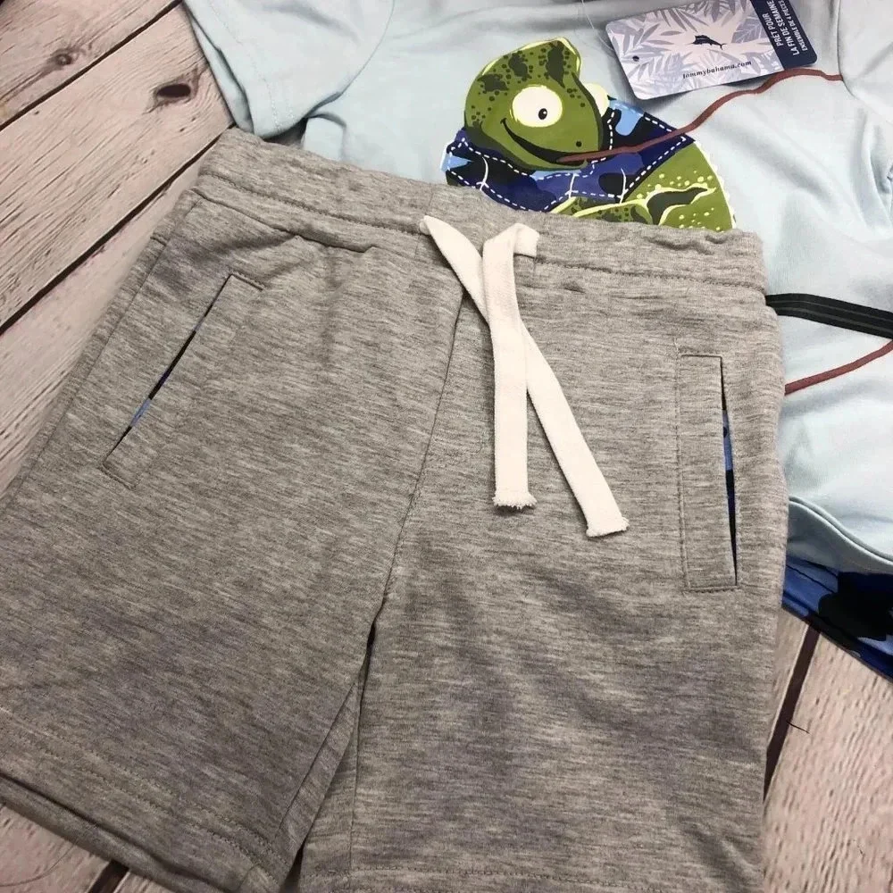 NWT 2t tommy bahama kids boy 4pc jogger set lizard